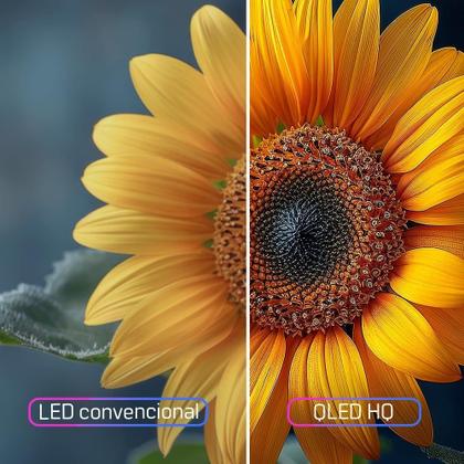 Imagem de Televisão Smart TV HQ 50, 55 ou 65 QLED 4K UHD, Dolby Audio, WiFi, Bluetooth, 3 HDMI, 2 USB, HDR, LED Bivolt
