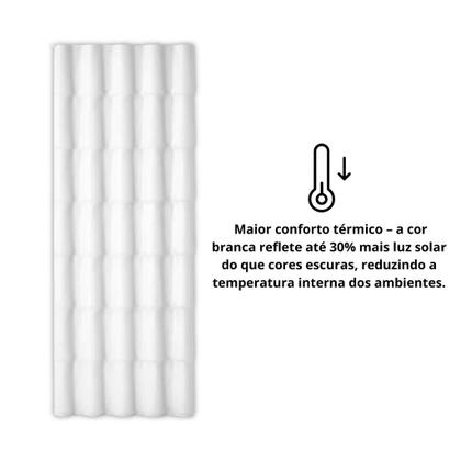 Imagem de Telha Nortelit Colonial Pvc 2.30X0.86 Branca