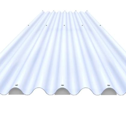 Imagem de Telha Plástica Onda Alta 1,2mm 2,44x1,10 Metros - 51.0244 - ATCO