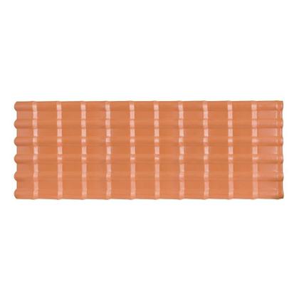 Imagem de Telha PVC Plan Afort Terracota 2,42 x 0,88m 6 Ondas