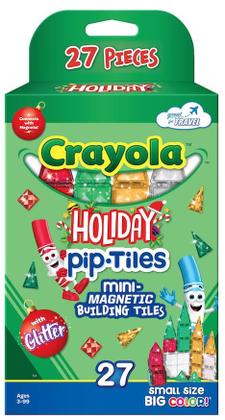 Imagem de Telhas magnéticas CreateOn Crayola Holiday Glitter Mini PIP