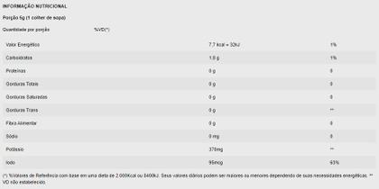 Imagem de Tempero Baixo Sódio (55g) - Sabores - Sabor: Salgante