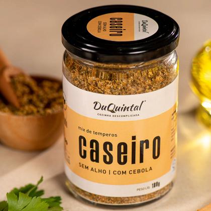 Imagem de Tempero caseiro sem alho com cebola 180g DuQuintal, sem conservantes, sem gluten