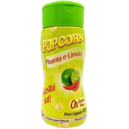 Imagem de Temperos Pipoca Caixa 24 Frascos 12 Pimenta E Limão E 12 Sal