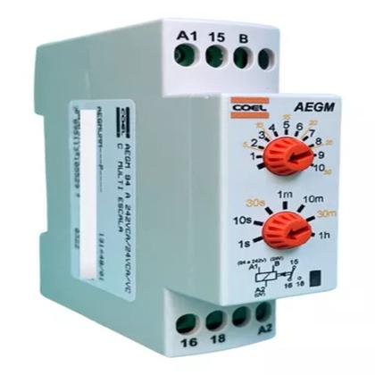 Imagem de Temporizador aeg 15,0s 94/242vca/24vca/vcc coel