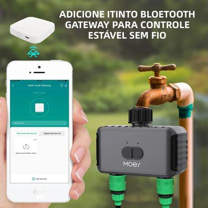 Imagem de Temporizador De Irrigação Automático Programável Para Jardim Com Bluetooth Inteligente
