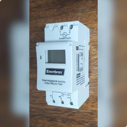 Imagem de Temporizador Digital Para Trilho Din 127v Timer TM-ED127DIN