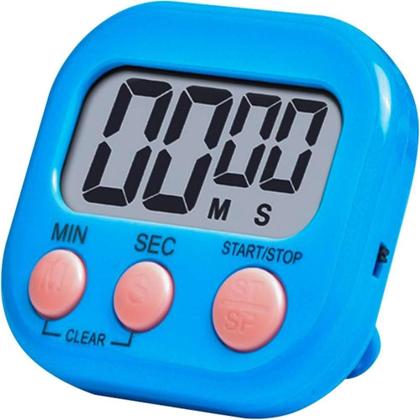 Imagem de Temporizador Digital Relogio Timer Magnetico Cronometro Alarme Cozinha Academia Ima Geladeira