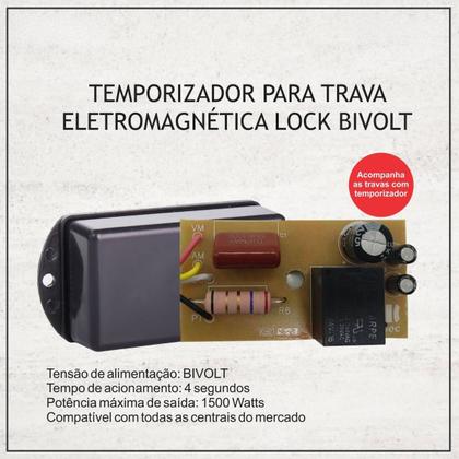 Imagem de Temporizador para trava eletromagnética lock bivolt ipec