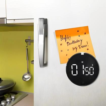 Imagem de Temporizador Tempo Cozinha Timer Digital Magnetica Alarme