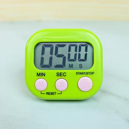 Imagem de Temporizador Timer Digital Cronômetro De Plástico A Pilha