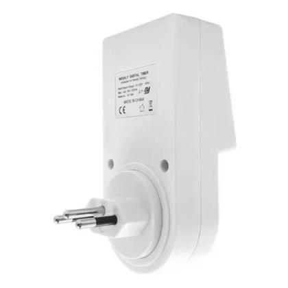 Imagem de Temporizador Timer Digital Lcd 20 Programável Tomada Bivolt 