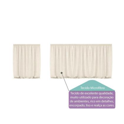 Imagem de Tenda Cortina Cama Alta Prime II Creme Casatema