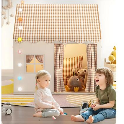 Imagem de Tenda De Brincar Dobrável Para Crianças, Castelo Para Meninos E Meninas, Decoração De Quarto De