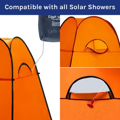 Imagem de Tenda de chuveiro WolfWise Portable Pop Up Privacy Camping Orange