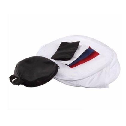 Imagem de Tenda Difusora Fotografica Foto Still 40x40cm Branca c/ 4 Fundos 