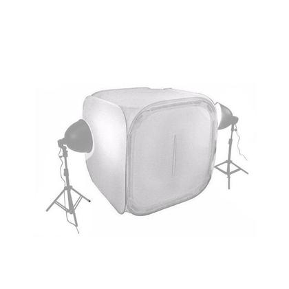 Imagem de Tenda Difusora Fotografica Foto Still 40x40cm Branca c/ 4 Fundos 