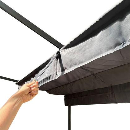Imagem de Tenda Gazebo 4x3 Aço Pergolado IWGZP43 IMPORTWAY