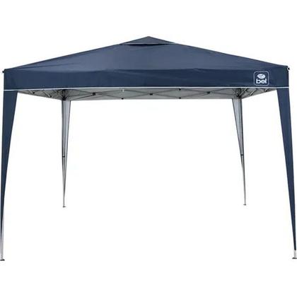 Imagem de Tenda gazebo aluminio dobravel - 3 m x 3 m - poliester - azul