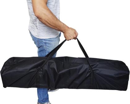 Imagem de Tenda Gazebo Articulada 3x3 m Barraca Praia Camping Sanfonada Dobrável Alumíno com Bolsa