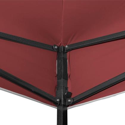 Imagem de Tenda Gazebo Articulada Pelegrin PEL-300C Portátil Bordô 3x3m