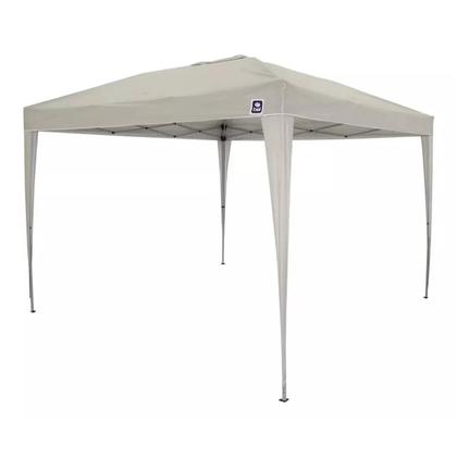 Imagem de Tenda Gazebo Dobrável 3m x 3m Poliéster Bege Bel 331500 Bel Fix