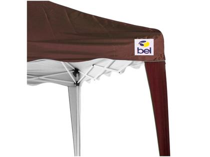 Imagem de Tenda Gazebo Dobrável 3m x 3m Poliéster Marrom Bel