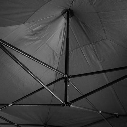 Imagem de Tenda Gazebo Dobrável Pagoda 3m x 3m Oxford Preta Bel