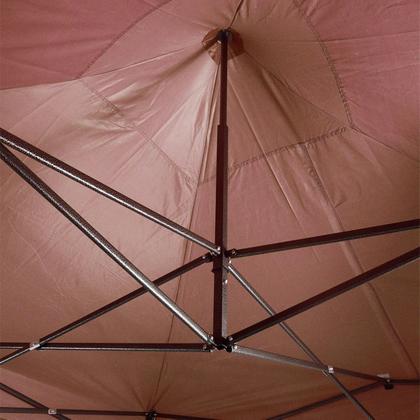 Imagem de Tenda Gazebo Oxford 3x3 Metros Pagoda Para Praia Piscina Camping Eventos Marrom - 334312 Belfix