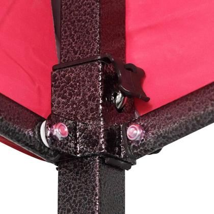 Imagem de Tenda Gazebo Pagoda Barraca Praia Feira 3x3m Articulada Vermelha Bel