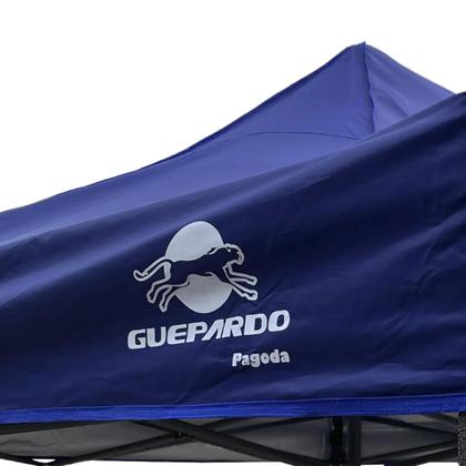 Imagem de Tenda Gazebo Pagoda Estrutura Aço 3x3mts Azul - Guepardo