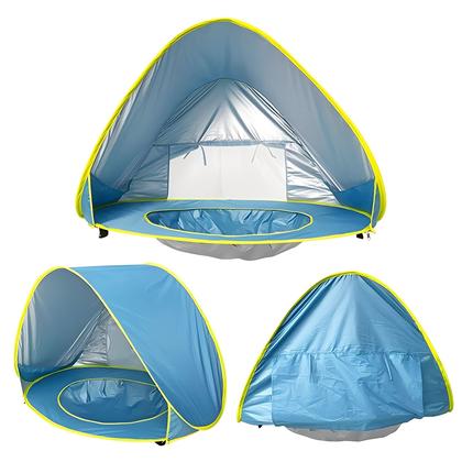 Imagem de Tenda Infantil Com Piscina Praia Proteção Uv Barraca Criança