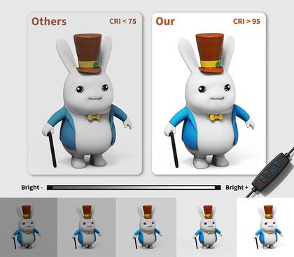 Imagem de Tenda Led Estúdio Portátil 30x30 Com Fundos - FI30