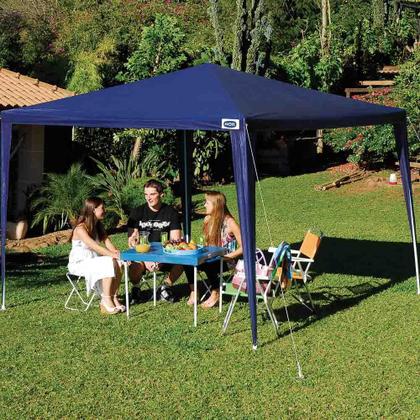 Imagem de Tenda Praia Gazebo Rafia Cores Com Bolsa De Transporte Mor