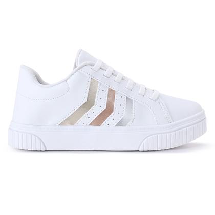 Imagem de Tênis Academia Feminino Branco Casual Lindo Lançamento BF Shoes