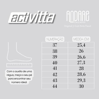 Imagem de Tenis Actvitta Masculino Casual Conforto EVA Macio Leve