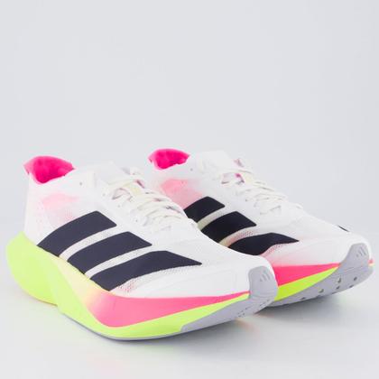 Imagem de Tênis Adidas Adizero Drive RC Feminino Branco e Rosa
