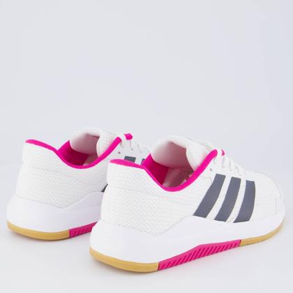 Imagem de Tênis Adidas Dropset Base Trainer Branco e Rosa Fe