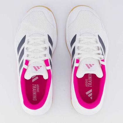 Imagem de Tênis Adidas Dropset Base Trainer Branco e Rosa Fe