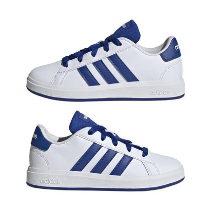 Imagem de Tênis adidas Grand Court 2.0 branco azul Kid 11 EUA