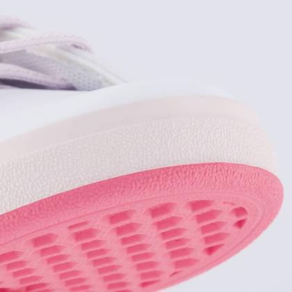 Imagem de Tênis Adidas Grand Court 2.0 EL Infantil Branco e Rosa Claro