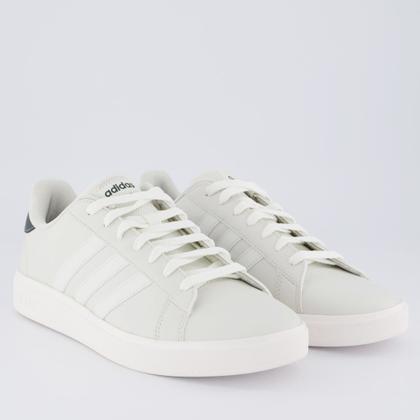 Imagem de Tênis Adidas Grand Court Base 2.0 Cinza e Branco
