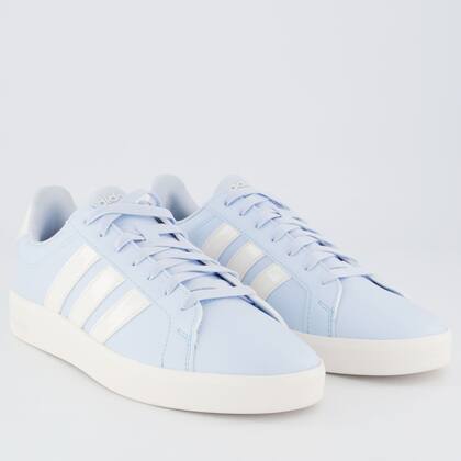 Imagem de Tênis Adidas Grand Court Base 3.0 Feminino Azul