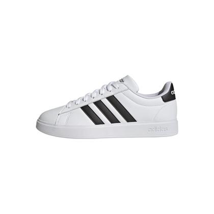 Imagem de Tênis Adidas Grand Court Cloudfoam Comfort Cor: Branco E Preto - Tamanho: 40