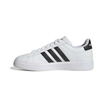 Imagem de Tênis Adidas Grand Court Cloudfoam Feminino Cor: Branco E Preto - Tamanho: 38