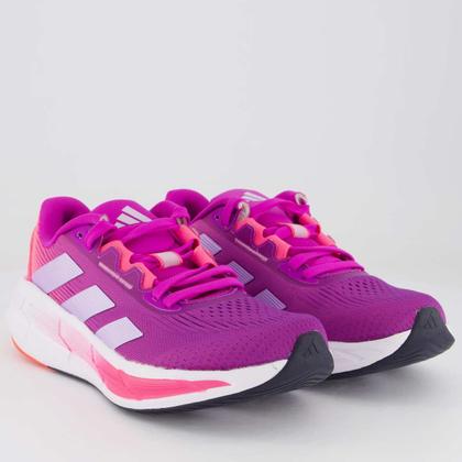 Imagem de Tênis Adidas Questar 3 Feminino Roxo e Rosa