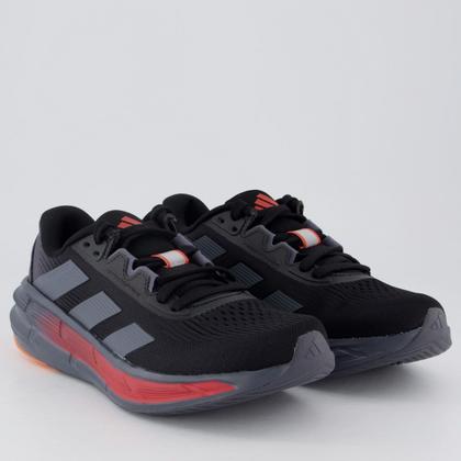 Imagem de Tênis Adidas Questar 3 Preto e Vermelho