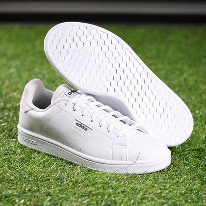 Imagem de Tênis Adidas Urban Court Branco e Rosa - Feminino