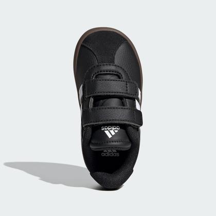 Imagem de Tênis adidas VL Court 3.0 Kids Unissex para crianças preto/branco/marrom
