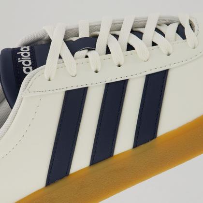 Imagem de Tênis Adidas VL Court Base Feminino Branco e Marinho